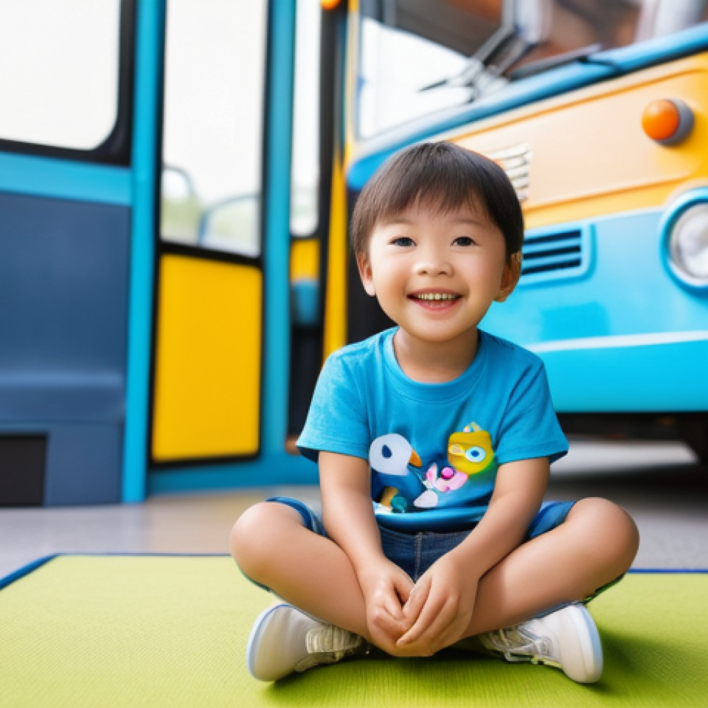 타요 관련 실시간 스트리밍 - **Prompt 1: Joyful Engagement with Tayo's World**
    "A wide-angle shot of a happy child, approxima...
