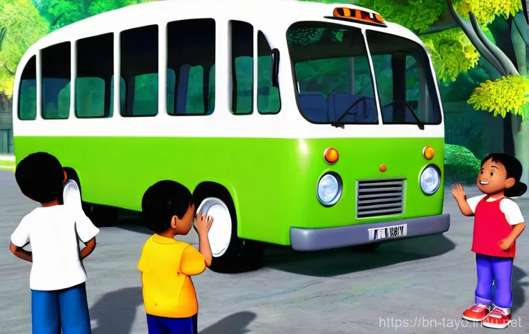 타요의 사회적 공헌 - **Prompt 1: Tayo and Friends Learning Traffic Rules**
A vibrant, sunny, wide-angle shot of a bus... 타요의 사회적 공헌 - **Prompt 1: Tayo and Friends Learning Traffic Rules**
A vibrant, sunny, wide-angle shot of a bus...