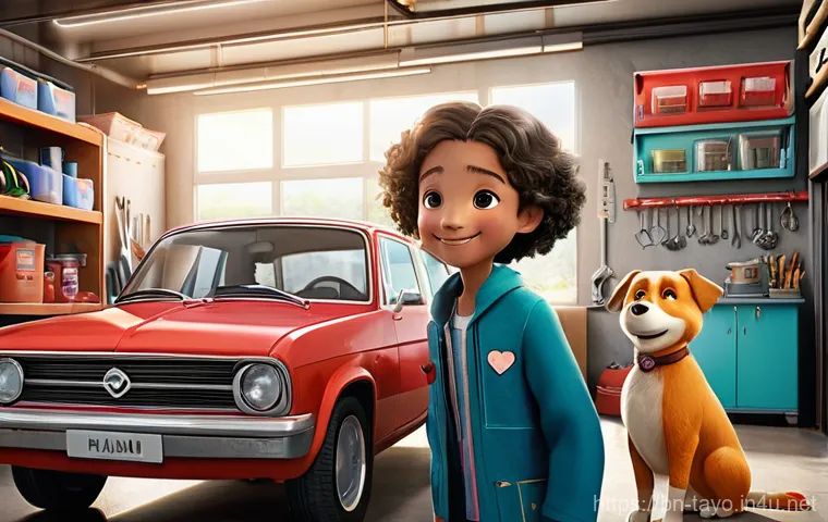 타요 시즌 3 새로운 캐릭터 - **Prompt:** A heartwarming scene featuring "Heart," a small, sweet girl car with an optimistic expre...