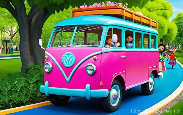 타요 시즌 3 새로운 캐릭터 - **Prompt:** A heartwarming scene featuring "Heart," a small, sweet girl car with an optimistic expre...