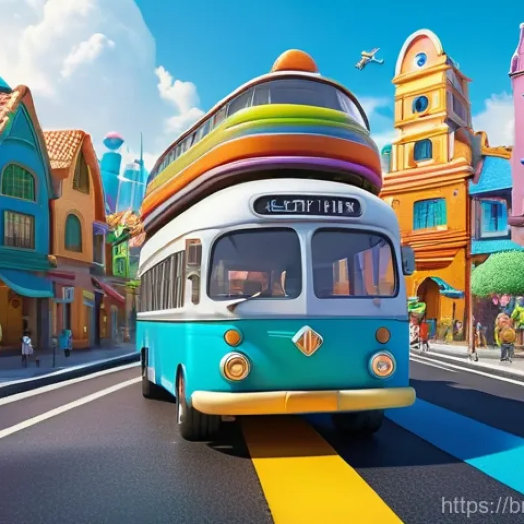 타요 극장판 - **Prompt:** A highly detailed, cinematic 3D render featuring Tayo the Little Bus and his friends Rog...
